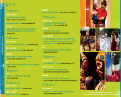 PROGRAMAÇÃO TEATRAL